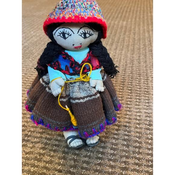 ❤️Beautiful Peruvian hand made mother and baby doll EUC! ❤️ - Picture 1 of 3